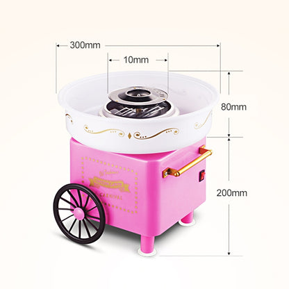 Retro Trolley Mini Cotton Candy Machine, Specification:National Standard 220 V(Pink) - Home & Garden by buy2fix | Online Shopping UK | buy2fix