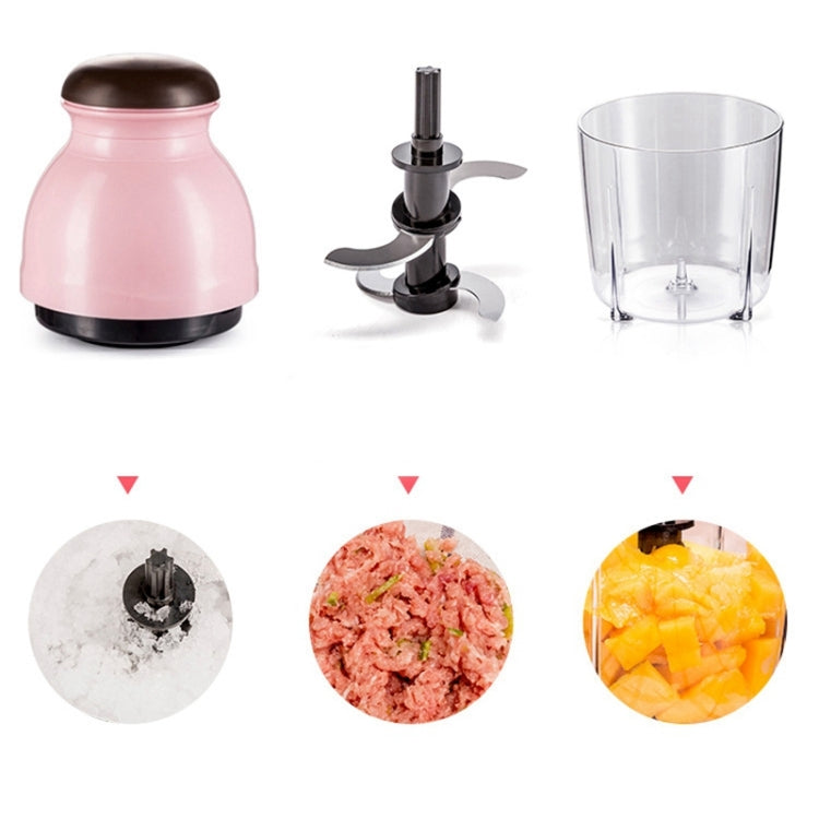 Portable Mixing Cup Electric Soy Milk Juicer Multi-function Cooking Machine Home Meat Grinder(Pink) - Home & Garden by buy2fix | Online Shopping UK | buy2fix