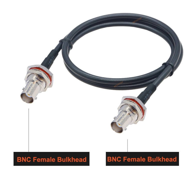 BNC Female To BNC Female RG58 Coaxial Adapter Cable, Cable Length:10m - Connectors by buy2fix | Online Shopping UK | buy2fix