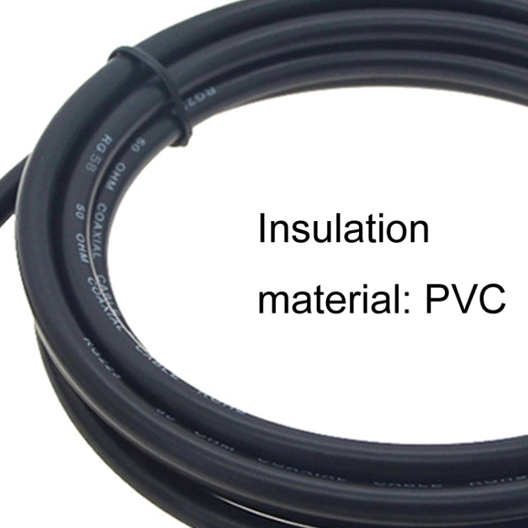 BNC Female To BNC Female RG58 Coaxial Adapter Cable, Cable Length:10m - Connectors by buy2fix | Online Shopping UK | buy2fix