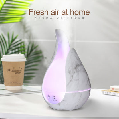 200ml Ultrasound Air Humidifier Aroma Essential Oil Diffuser 7 Colors LED Night Light Cool Mist Maker, Plug Type: UK  Plug(Marble Base) - Home & Garden by buy2fix | Online Shopping UK | buy2fix