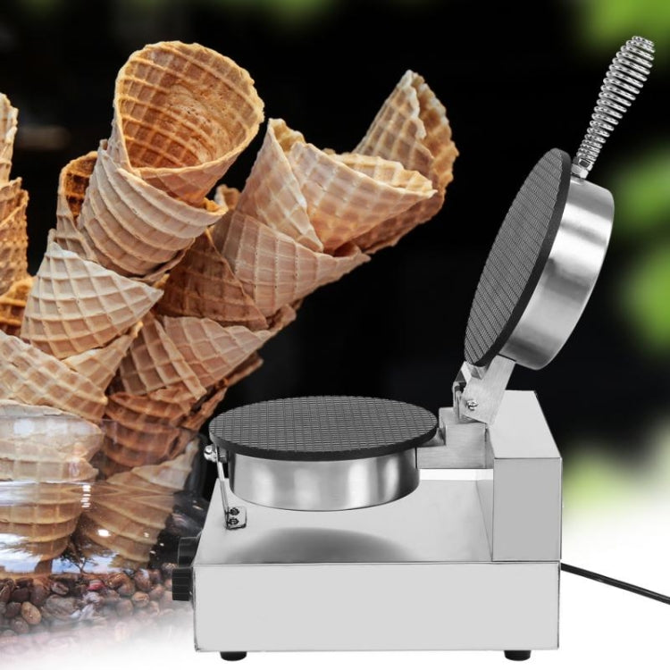 Electric Waffle Maker Egg Roll Maker DIY Ice Cream Cone Machine Crispy Omelet Machine, Plug Type:UK Plug - Home & Garden by buy2fix | Online Shopping UK | buy2fix