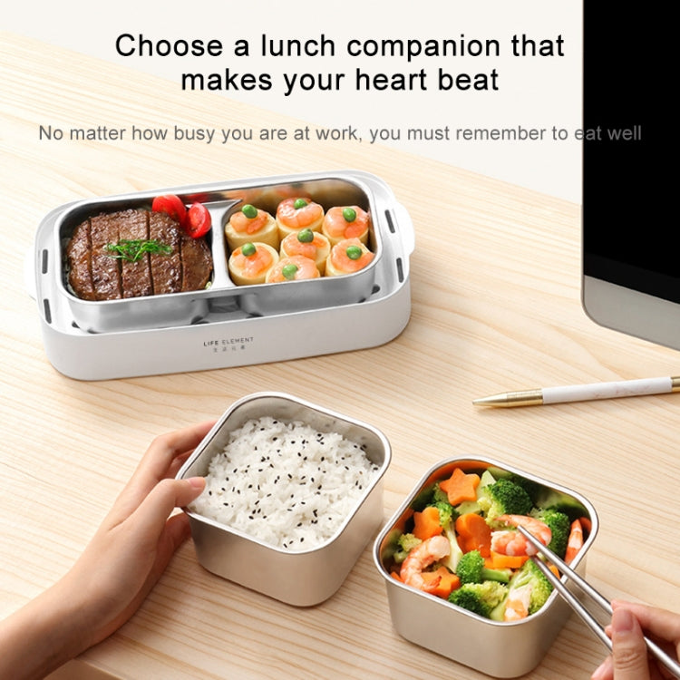 F36 Electric Lunch Box Automatic Heating and Insulation Can be Plugged in Mini  Office Workers Double Steamed Rice Box - Home & Garden by buy2fix | Online Shopping UK | buy2fix