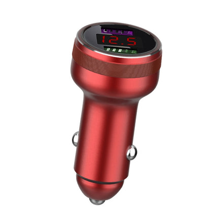 QIAKEY GX506L Dual USB Fast Charge Car Charger(Red) - Car Charger by QIAKEY | Online Shopping UK | buy2fix