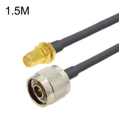 RP-SMA Female To N Male RG58 Coaxial Adapter Cable, Cable Length:1.5m - Connectors by buy2fix | Online Shopping UK | buy2fix