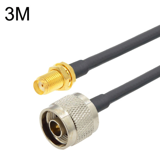 SMA Female To N Male RG58 Coaxial Adapter Cable, Cable Length:3m - Connectors by buy2fix | Online Shopping UK | buy2fix