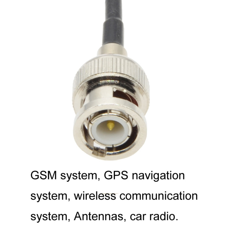 BNC Male To UHF Female RG58 Coaxial Adapter Cable, Cable Length:5m - Connectors by buy2fix | Online Shopping UK | buy2fix