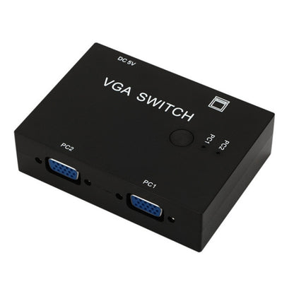 2-VGA Input to 1-VGA Output Switch Computer Host Switch Converter - VGA Splitters by buy2fix | Online Shopping UK | buy2fix