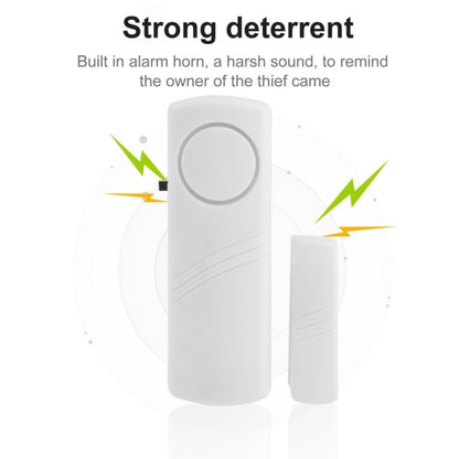 5 PCS JD-188 Door Window Wireless Burglar Alarm Door Magnetic Alarm Household Safety Equipment - Security by buy2fix | Online Shopping UK | buy2fix