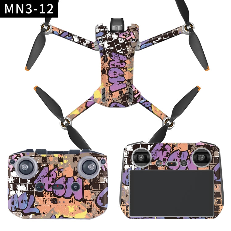 Full Surround Style Waterproof  Sticker For DJI Mini 3 Pro RC-N1 Ordinary Version(Mn3-12) - DJI & GoPro Accessories by buy2fix | Online Shopping UK | buy2fix