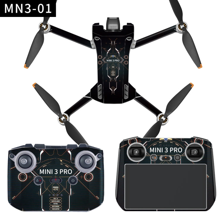 Full Surround Style Waterproof  Sticker For DJI Mini 3 Pro RC With Screen Version(Mn3-01) - DJI & GoPro Accessories by buy2fix | Online Shopping UK | buy2fix