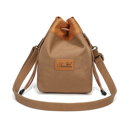 S.C.COTTON Camera Lens Protection Bag Liner Bag Waterproof Camera Storage Bag, Size: M(Khaki) - Soft Bag by S.C.COTTON | Online Shopping UK | buy2fix