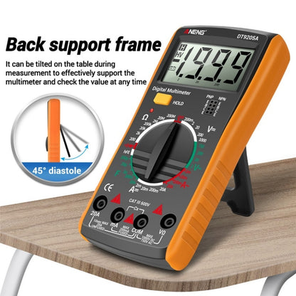 ANENG Automatic High-Precision Intelligent Digital Multimeter, Model:DT9205A HOLD Key(Orange) - Digital Multimeter by ANENG | Online Shopping UK | buy2fix