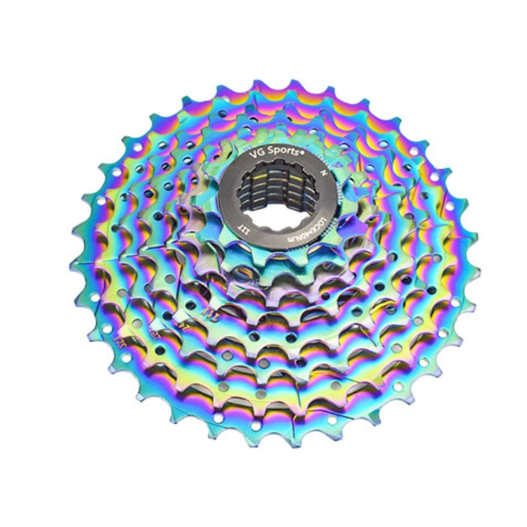 VG SPORTS Bicycle Lightweight Wear -Resistant Colorful Flywheel, Style:9 Speed 11-32T - Bicycle Chains & Rounds by VG SPORTS | Online Shopping UK | buy2fix