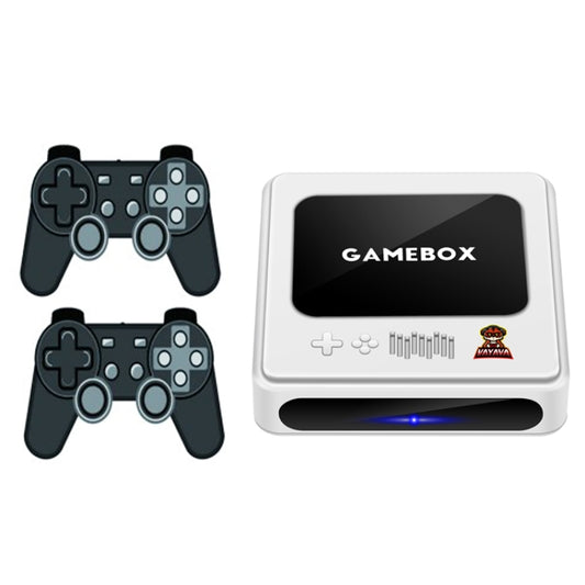GD10 64G Built-In 30000+ Games Dual System Set-Top Box 3D Home 4K HD  TV Game Console Box US Plug(White) - Pocket Console by buy2fix | Online Shopping UK | buy2fix