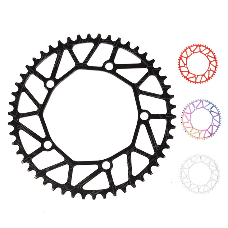 Litepro LP Positive and Negative Teeth Single Disc 130MM BCD Folding Bicycle Sprocket Wheel, Specification:56T(Black) - Outdoor & Sports by Litepro | Online Shopping UK | buy2fix