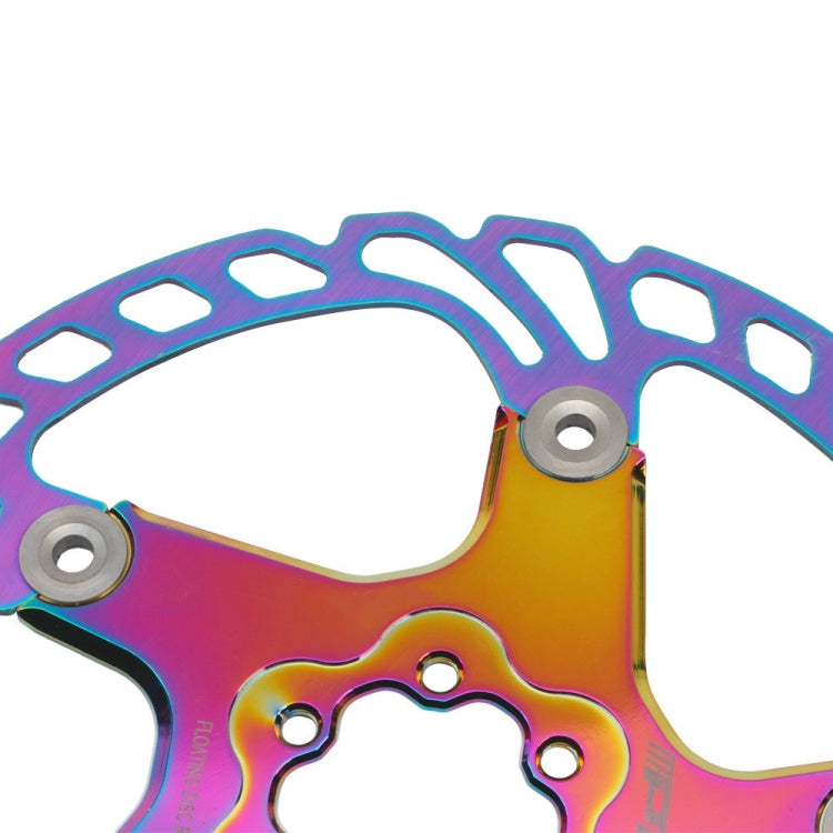 IIIPRO Floating Disc Road Mountain Bike Six Nail Disc Brake Disc, Size:203mm(Colorful) - Others by IIIPRO | Online Shopping UK | buy2fix