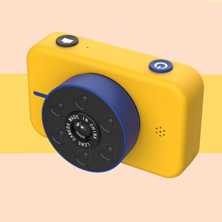 4K HD Mini Children Camera Front and Rear Dual Camera 50 Million Pixel Digital Camera(Yellow) - Children Cameras by buy2fix | Online Shopping UK | buy2fix