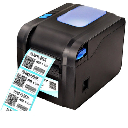 Xprinter XP-370B Barcode Printer Self-adhesive QR Code Printer Label Clothing Tag Thermal Ticket Machine(UK Plug) - Consumer Electronics by Xprinter | Online Shopping UK | buy2fix