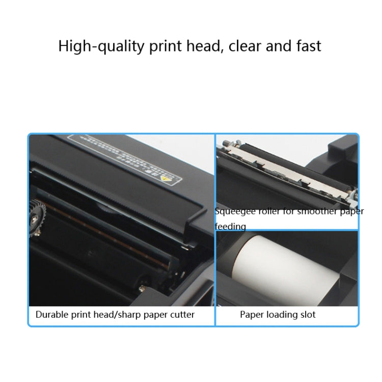 Xprinter XP-A160M Thermal Printer Catering Bill POS Cash Register Printer, Style:UK Plug(USB) - Consumer Electronics by Xprinter | Online Shopping UK | buy2fix