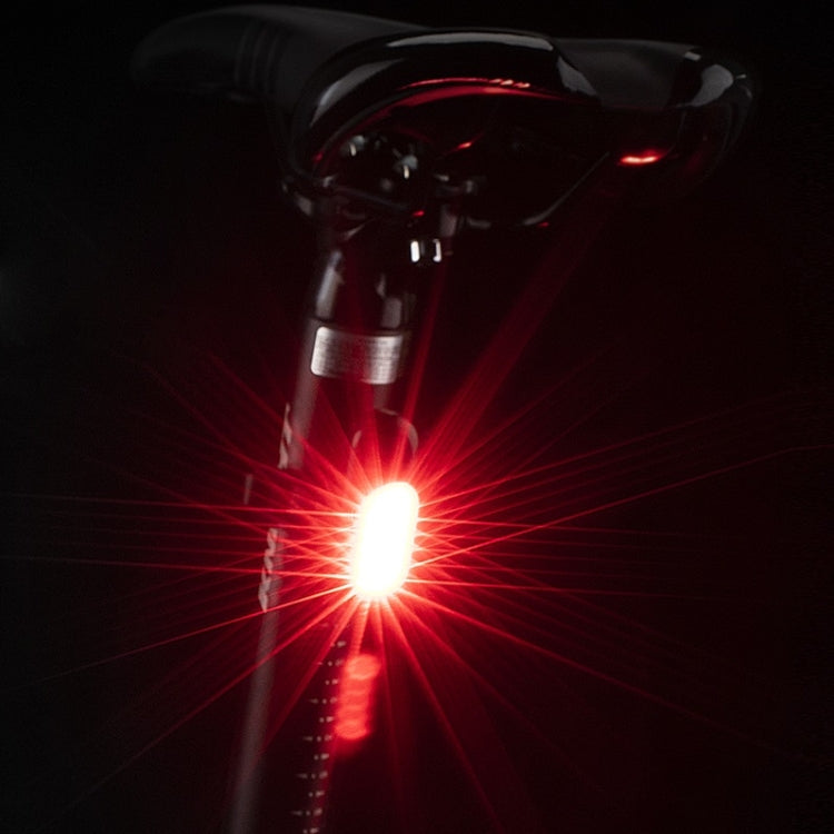 GOOFY DT-6005 Bike Light USB Rechargeable Tail Light Mountain Bike Night Warning LED Light, Colour: 6005 Red Blue Light - Taillights by GOOFY | Online Shopping UK | buy2fix