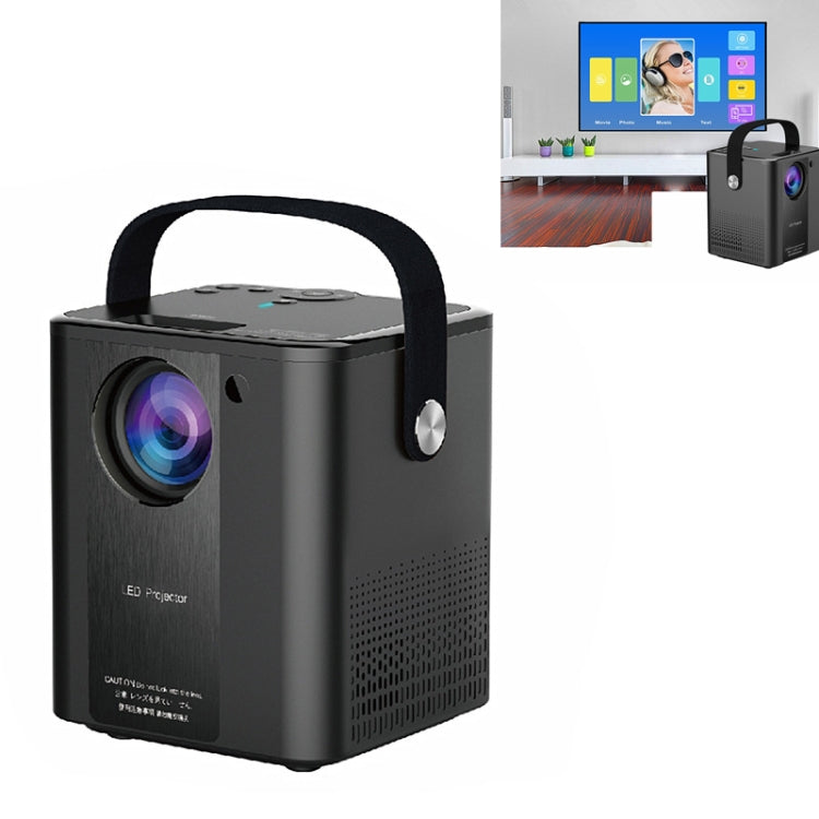 C500 Portable Mini LED Home HD Projector, Style:Same Screen Version(Black) - Mini Projector by buy2fix | Online Shopping UK | buy2fix