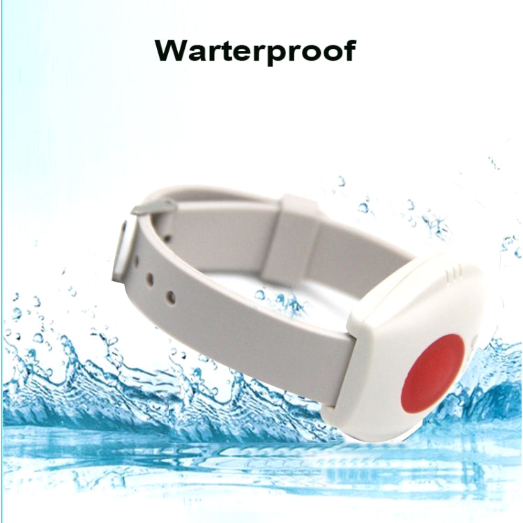 EM-70 Wireless Emergency Alarm Wristband Sending Help Signal Fall Detect SOS Button for Old People, Children - Security by buy2fix | Online Shopping UK | buy2fix