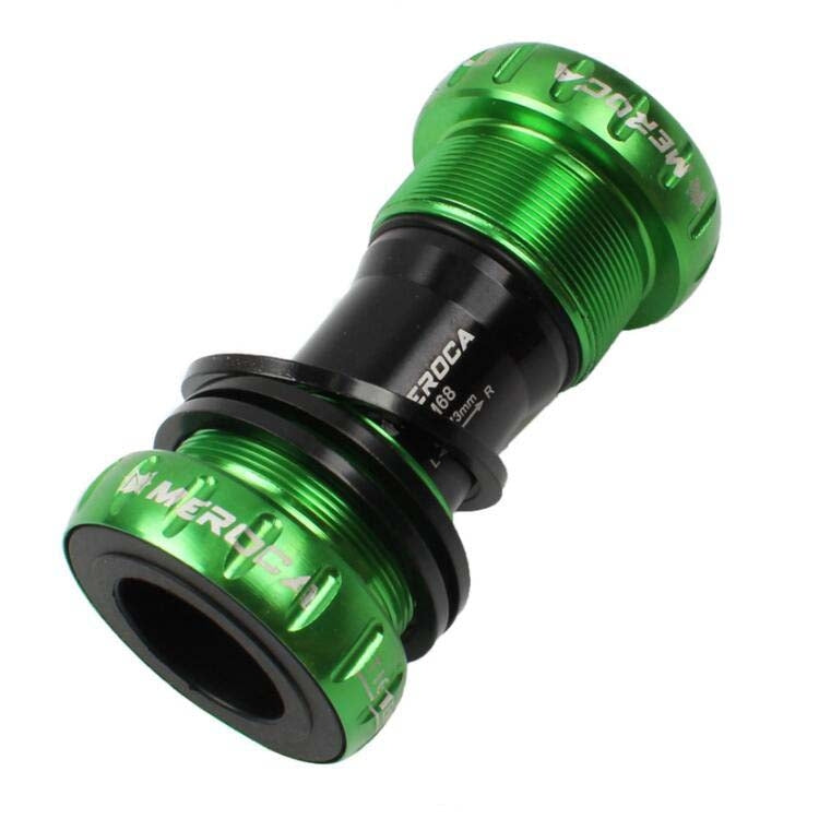 Meroca Mountain Bike Bottom Axle One Hollow Bb Bicycle Screw-In Bottom(Green) - Outdoor & Sports by buy2fix | Online Shopping UK | buy2fix