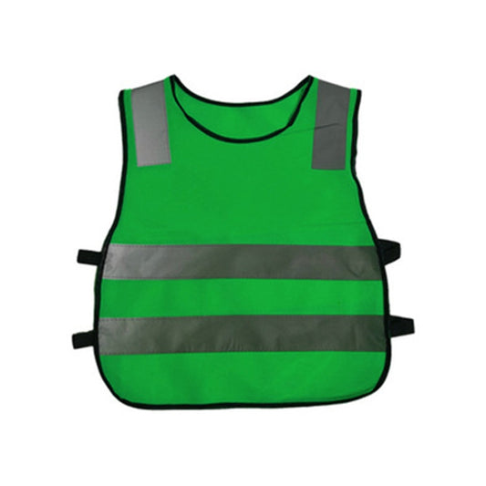 Safety Kids Reflective Stripes Clothing Children Reflective Vest(Dark Green) - Reflective Safety Clothing by buy2fix | Online Shopping UK | buy2fix