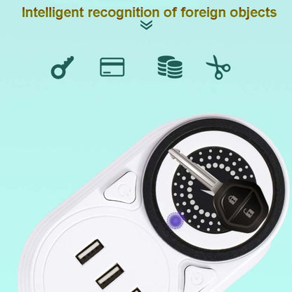 Mobile Phone Wireless Charging Socket Creative Smart USB Power Strip Multi-Function Desktop Vertical Power Strip, CN Plug, Specification: 5 Meters, Style:3 Layer(White) - Consumer Electronics by buy2fix | Online Shopping UK | buy2fix