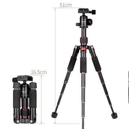 Xiletu FM5S-MINI 5-Section Folding Legs Mini Desktop Tripod Mount(Titanium) - Camera Accessories by Xiletu | Online Shopping UK | buy2fix