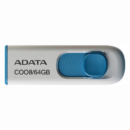 ADATA C008 Car Office Universal Usb2.0 U Disk, Capacity: 64GB(Blue) - Computer & Networking by ADATA | Online Shopping UK | buy2fix