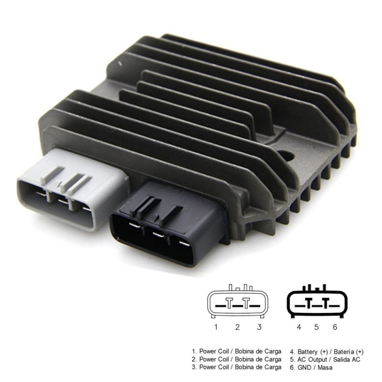 2002A.0 Motorcycle Rectifier For Kawasaki ZX 6R Ninja 600 2013 2017 21066-0716 / Kawasaki ZX 10R Ninja 1000 2008 2015 21066-0731 - In Car by buy2fix | Online Shopping UK | buy2fix