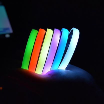 2 PCS Car LED Luminous Water Coaster Car Atmosphere Light USB Charging Non-Slip Coaster - Car Drink Holders by buy2fix | Online Shopping UK | buy2fix