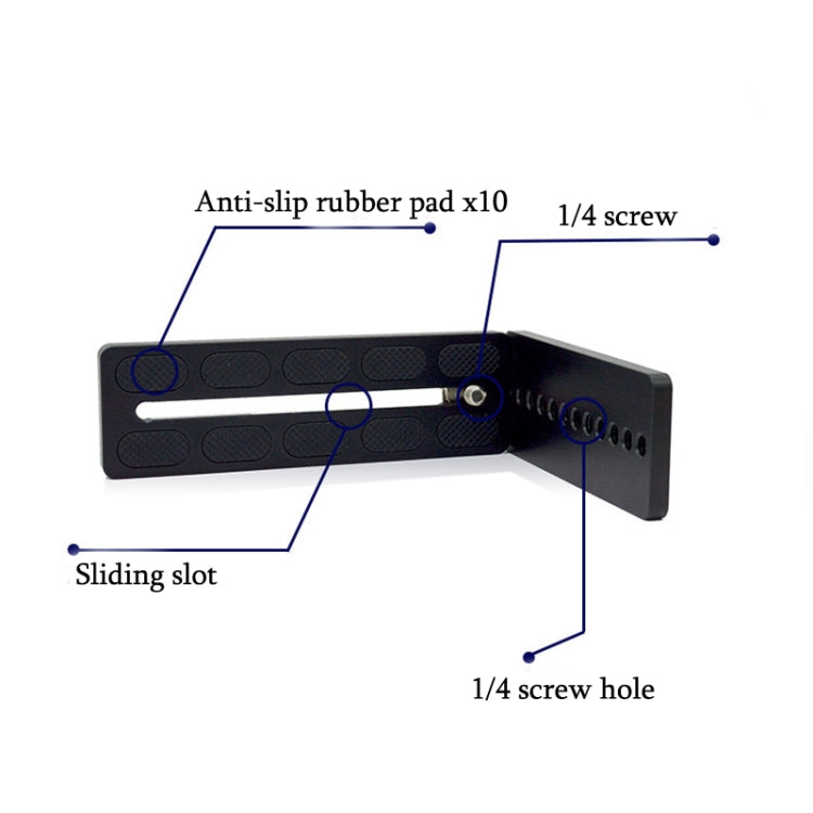 125A Red Vertical Shoot Quick Release L Plate Bracket Base Holder - Camera Accessories by buy2fix | Online Shopping UK | buy2fix