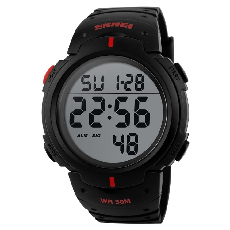 SKMEI 1068 Men Waterproof Outdoor Sports Digital Watch Student Fashion Watch(Red) - Sport Watches by SKMEI | Online Shopping UK | buy2fix