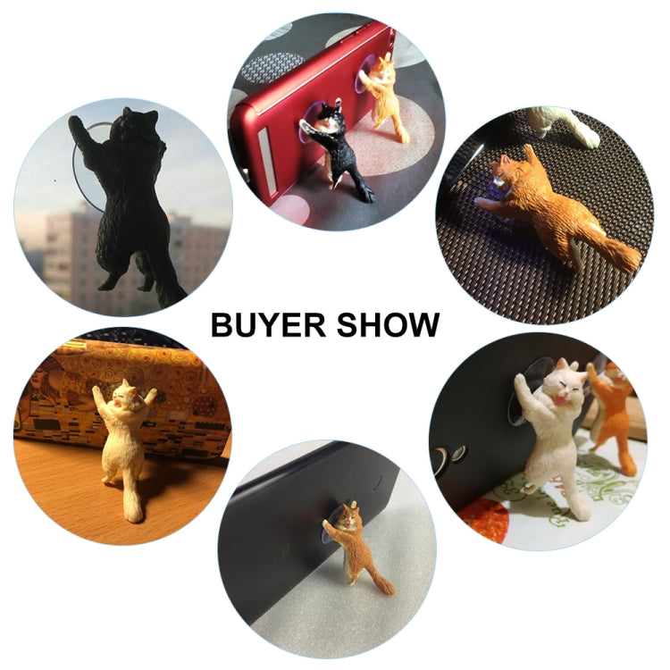 60 PCS Sucker Design Cute Cat Smartphone Holder(White 02) - Desktop Holder by buy2fix | Online Shopping UK | buy2fix