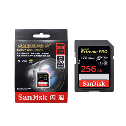 SanDisk Video Camera High Speed Memory Card SD Card, Colour: Black Card, Capacity: 128GB - SD Card by SanDisk | Online Shopping UK | buy2fix