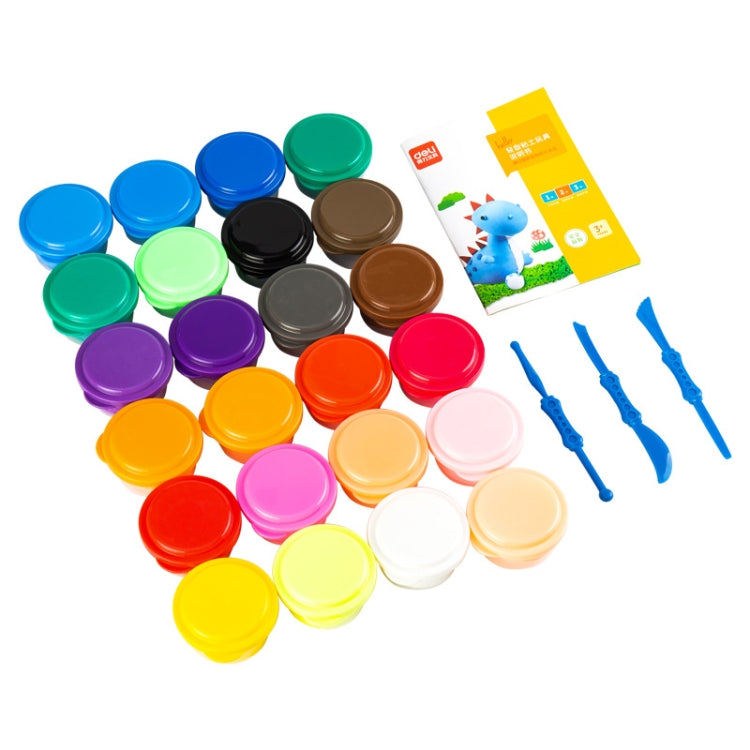 Deli Super Light Clay Tool Set Children Toy Mud Light Clay, Specification: 24 Colors - Modeling Clays by Deli | Online Shopping UK | buy2fix