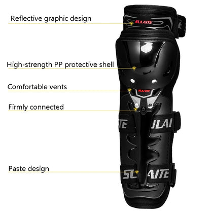 SULAITE Motorcycle Riding Protective Gear Four Seasons Anti-Fall Warm Windshield Rider Equipment, Knee Pads+Elbow Pads - Protective Gear by SULAITE | Online Shopping UK | buy2fix