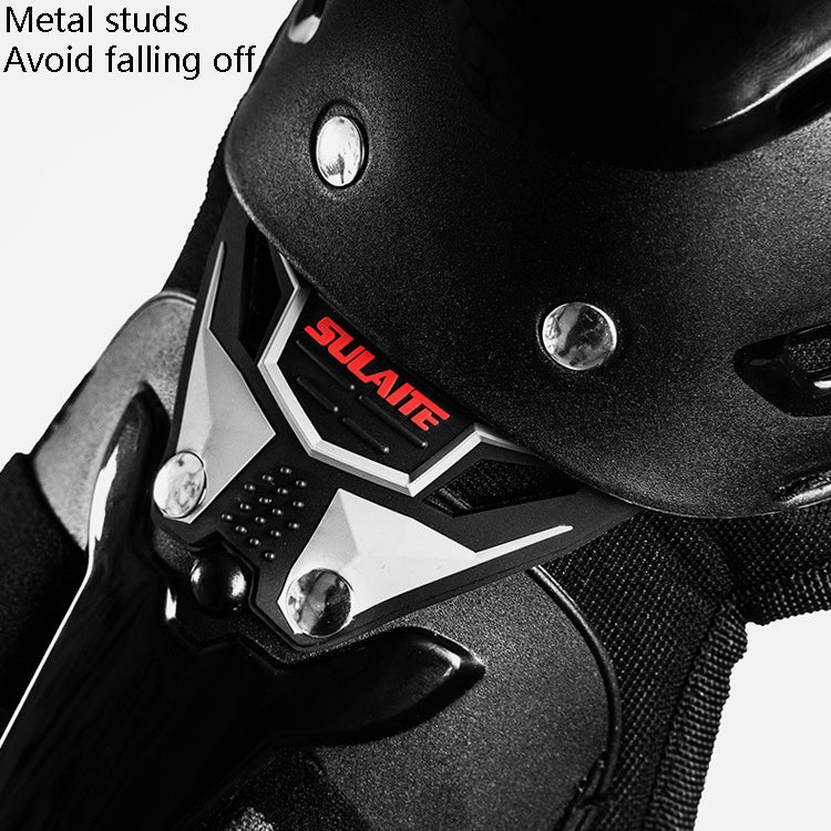 SULAITE Motorcycle Riding Protective Gear Four Seasons Anti-Fall Warm Windshield Rider Equipment, Knee Pads+Elbow Pads - Protective Gear by SULAITE | Online Shopping UK | buy2fix