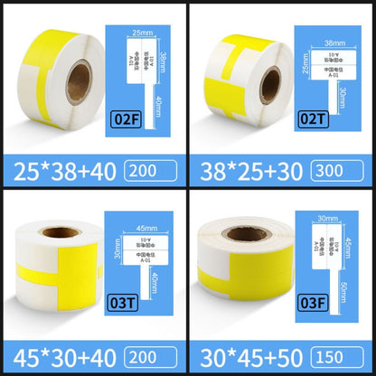 Printing Paper Cable Label For NIIMBOT B50 Labeling Machine(02T-White) - Printer Accessories by NIIMBOT | Online Shopping UK | buy2fix