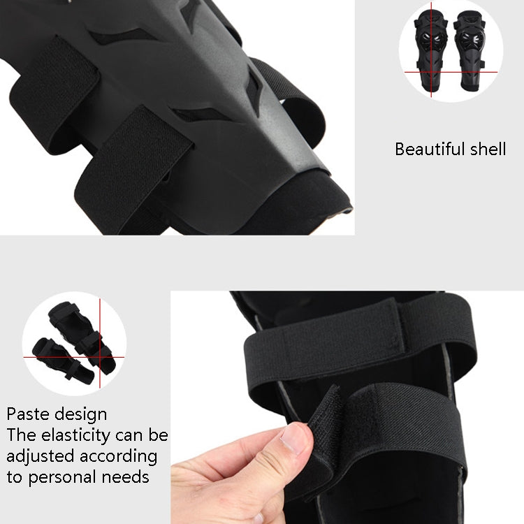 SULAITE Outdoor Sports Protective Gear Motocross Riding Motorsport Elbow Knee Pads, Specification: Free Size(Black) - Protective Gear by SULAITE | Online Shopping UK | buy2fix