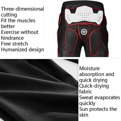 SULAITE Motorcycle Cross-Country Riding Trousers Protective Hip Pants, Specification: L(Black) - Protective Gear by SULAITE | Online Shopping UK | buy2fix