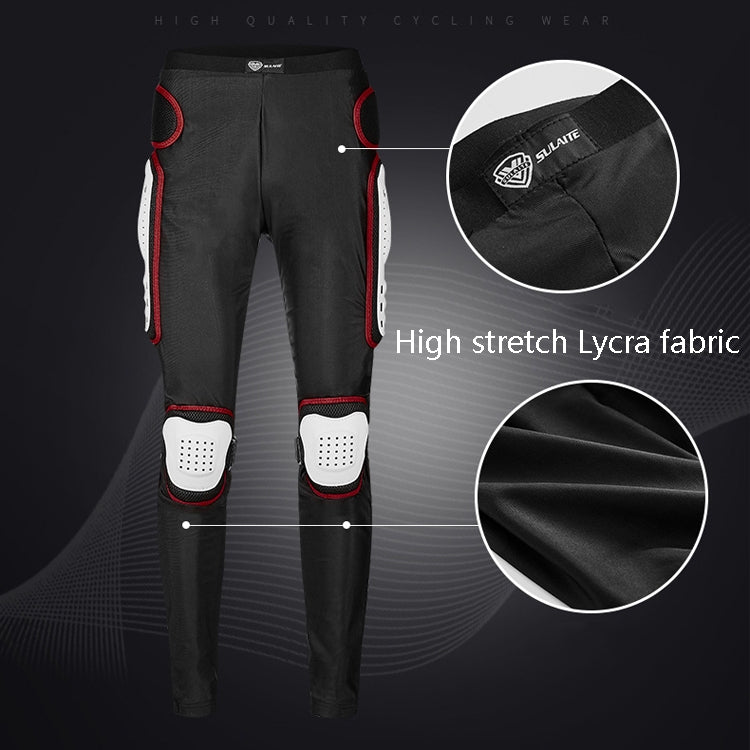 SULAITE Motorcycle Cross-Country Riding Trousers Protective Hip Pants, Specification: XXL(Black) - Protective Gear by SULAITE | Online Shopping UK | buy2fix