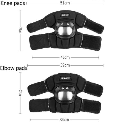 SULAITE Motorcyclist Stainless Steel  Windproof Shockproof Outdoor Sports Protective Gear Knee Pad - Protective Gear by SULAITE | Online Shopping UK | buy2fix