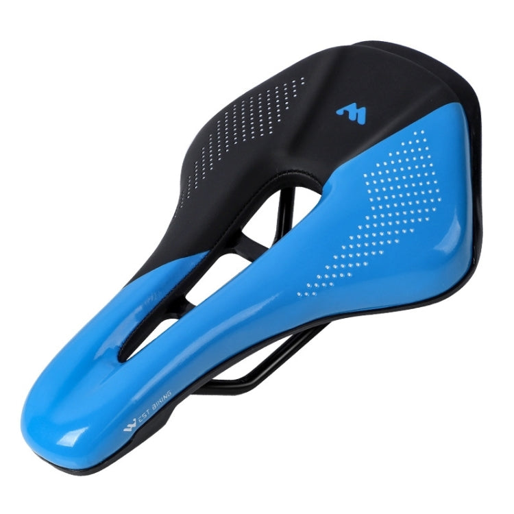 WEST BIKING Cycling Seat Hollow Breathable Comfortable Saddle Riding Equipment(Black Blue) - Bicycle Saddle by WEST BIKING | Online Shopping UK | buy2fix