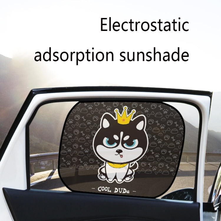 N978 2 Sets Summer Cartoon Car Electrostatic Adsorption Side Window Shade Sticker(One Pair  Two ha) - Sound & Heat Insulation Cotton by buy2fix | Online Shopping UK | buy2fix