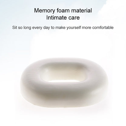 Slow Resilience Memory Foam Office Hip Pad After Hemorrhoids Operation Cushion(Black) - Cushions & Pillows by buy2fix | Online Shopping UK | buy2fix