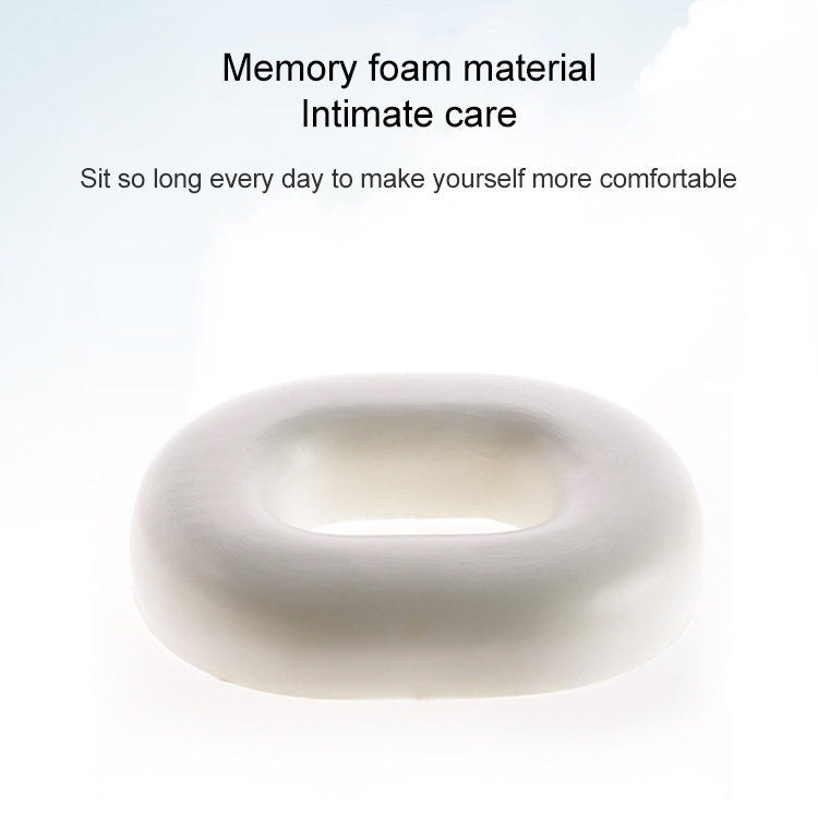Slow Resilience Memory Foam Office Hip Pad After Hemorrhoids Operation Cushion(Coffee Color) - Cushions & Pillows by buy2fix | Online Shopping UK | buy2fix